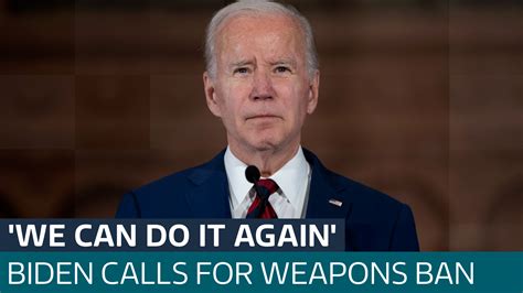 President Biden renews call for assault weapons ban